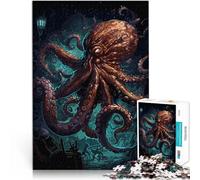 Rompecabezas para Adolescentes de 2000 Piezas Naufragio del Pulpo Entrena tu Cerebro y Tus Manos Cumpleaños 70x100cm