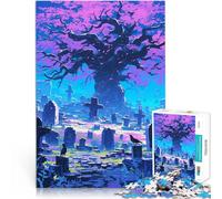 Rompecabezas para Adolescentes de 2000 Piezas Núcleo de fantasía Oscura Juego Familiar para y Juguetes de decoración del hogar 70x100cm