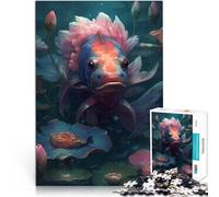 Rompecabezas para Adolescentes de 2000 Piezas Pez koi de ensueño Juguetes educativos de Aprendizaje Gran Regalo para Juegos 70x100cm