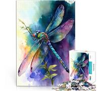 Rompecabezas para Adolescentes de 2000 Piezas Pintura de Insectos libélula Acertijo para Actividades Divertidas en casa, Regalos de cumpleaños, Regalos de Viaje, 70x100cm