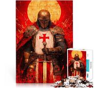 Rompecabezas para Adolescentes de 2000 Piezas Pintura del Caballero templario Juguetes de Juego desafiantes Ideas de Regalos 70x100cm