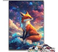 Rompecabezas para Adolescentes de 2000 Piezas, Rompecabezas de Zorro en Las Nubes, Juegos educativos, decoración del hogar, colección de Artistas, Bellas Artes, 70x100cm