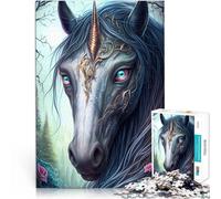 Rompecabezas para Adolescentes de 2000 Piezas Unicornio mítico Desafío difícil para aliviar el estrés Grandes Regalos y Juguetes 70x100cm