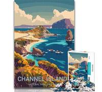 Rompecabezas para Adolescentes de Las Islas del Canal, 1000 Piezas, Ideal para Adultos y Adolescentes, Regalo de cumpleaños, Regalos para niños de 14 años 26x38cm