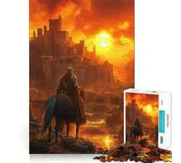 Rompecabezas para Adolescentes El Crepúsculo del Reino de 1000 Piezas Mejora la Memoria, relájate, Tiempo de Juego, Bordes precisos, Regalo increíble 38x26cm