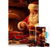 Rompecabezas para Adolescentes El Taller de Santa de 1000 Piezas Rompecabezas Mental para Relajarse y armar una Imagen Regalo entrañable (50x75cm)