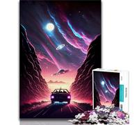 Rompecabezas para Adolescentes: Encuentros con ovnis Juguetes de Entretenimiento Familiar con póster y Hoja de Trivia a Juego (75x50cm)