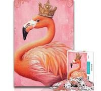 Rompecabezas para Adolescentes, flamencos, Reina, Adultos, 1000 Piezas, difícil de Aprender, Juguetes educativos, Juegos Familiares, Regalo de cumpleaños, 50x75cm