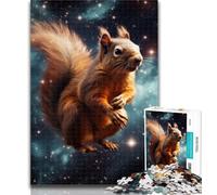 Rompecabezas para Adolescentes, Galaxias, Ardillas, Rompecabezas para Adultos, 1000 Piezas, difícil, Toda la Familia, Adecuado para 14, 26x38cm