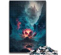 Rompecabezas para Adolescentes Galaxy Art Lotus Puzzles, un Juego desafiante Ideal para Regalar a Toda la Familia (26x38cm)