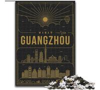 Rompecabezas para Adolescentes, Guangzhou, China, 1000 Piezas, Juego Familiar, antiestrés, desafío difícil, Regalo de Amigo Secreto (38x26cm)