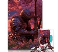 Rompecabezas para Adolescentes: Guerrero bajo los cerezos en Flor un Juego desafiante Ideal para Regalar a Toda la Familia (26x38cm)