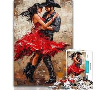 Rompecabezas para Adolescentes: Hombre y Mujer Mexicanos, 1000 Piezas, para Adultos y Adolescentes, Entrena tu Cerebro y Tus Manos, Regalo de cumpleaños, 26x38cm