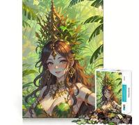 Rompecabezas para Adolescentes La Reina del Bosque de 1000 Piezas Actividad para estimular la Memoria en casa, Ideal para armar 38x52cm