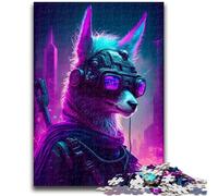 Rompecabezas para Adolescentes, Linda Llama Humana, Apto para Mayores de 14 años, Juego Intelectual, Juego Educativo para cumpleaños y Navidad, 50x75cm