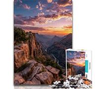 Rompecabezas para Adolescentes, Paisaje de Atardecer, Juego Familiar, antiestrés, desafío difícil, Mejora el Amor en Pareja, 75x50cm