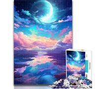 Rompecabezas para Adolescentes, Planeta Extraterrestre psicodélico, Rompecabezas para Adultos de 1000 Piezas, Toda la Familia a Partir de 14 años, 50x75cm