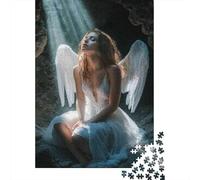Rompecabezas para Adolescentes Rompecabezas De 1000 Piezas Angel Wings for Women Rompecabezas para Adultos Juego De Ingenio Análisis Y Lógica Juego Desafiante Regalos 52x38cm/1000pcs