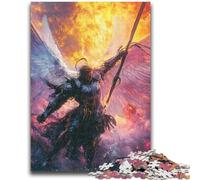 Rompecabezas para Adolescentes, Rompecabezas de 1000 Piezas Angeles, Juego desafiante para Jugar en Familia con Piezas aleatorias Que se entrelazan, 26x38cm