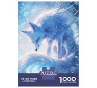 Rompecabezas para Adolescentes Rompecabezas De 1000 Piezas Arctic Fox Digital Art Rompecabezas para Adultos Juego Práctico Corte De Precisión Reducción del Estrés Regalos 38x26cm/1000pcs