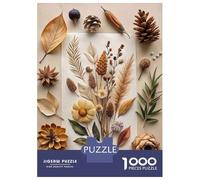 Rompecabezas para Adolescentes Rompecabezas De 1000 Piezas Autumnal Still Life with Dried Elements Juegos Relajantes Desafío Difícil Actividades Divertidas En Casa 38x26cm/1000pcs