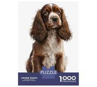 Rompecabezas para Adolescentes Rompecabezas De 1000 Piezas Cocker Spaniel Dog 04 Juegos Relajantes Desafío Difícil Actividades Divertidas En Casa 38x26cm/1000pcs