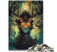 Rompecabezas para Adolescentes, Rompecabezas de 1000 Piezas, Espíritu del Bosque, Ayuda a ejercitar el Cerebro, Juguetes adictivos para Cultivar la Paciencia, Adecuado para Parejas, 50x75cm