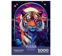 Rompecabezas para Adolescentes Rompecabezas De 1000 Piezas Fantastic Tiger The Wild Juegos Relajantes Desafío Difícil Actividades Divertidas En Casa 52x38cm/1000pcs