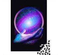 Rompecabezas para Adolescentes Rompecabezas De 1000 Piezas Galaxy in Your Palm Cosmic Sphere Rompecabezas para Adultos Juego De Ingenio Análisis Y Lógica Juego Desafiante Regalos 70x50cm/1000pcs
