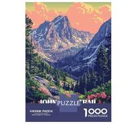 Rompecabezas para Adolescentes Rompecabezas De 1000 Piezas John Muir Trail USA Landscape Rompecabezas para Adultos Juego De Ingenio Análisis Y Lógica Juego Desafiante Regalos 70x50cm/1000pcs