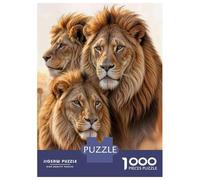 Rompecabezas para Adolescentes Rompecabezas De 1000 Piezas Lion King Gifts for Men Rompecabezas para Adultos Juego De Ingenio Análisis Y Lógica Juego Desafiante Regalos 38x26cm/1000pcs