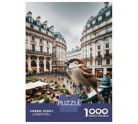 Rompecabezas para Adolescentes Rompecabezas De 1000 Piezas London City Bird Watching Rompecabezas para Adultos Juego De Ingenio Análisis Y Lógica Juego Desafiante Regalos 52x38cm/1000pcs