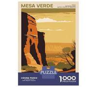 Rompecabezas para Adolescentes Rompecabezas De 1000 Piezas Mesa Verde National Park Rompecabezas para Adultos Juego Práctico Corte De Precisión Reducción del Estrés Regalos 70x50cm/1000pcs