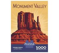 Rompecabezas para Adolescentes Rompecabezas De 1000 Piezas Monument Valley Travel Rompecabezas para Adultos Juego De Ingenio Análisis Y Lógica Juego Desafiante Regalos 38x26cm/1000pcs