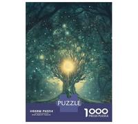 Rompecabezas para Adolescentes Rompecabezas De 1000 Piezas Mystical Forest Tree Juegos Relajantes Desafío Difícil Actividades Divertidas En Casa 70x50cm/1000pcs