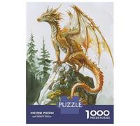 Rompecabezas para Adolescentes Rompecabezas De 1000 Piezas Mystical Full Body Dragon Rompecabezas para Adultos Juego Práctico Corte De Precisión Reducción del Estrés Regalos 38x26cm/1000pcs
