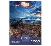 Rompecabezas para Adolescentes Rompecabezas De 1000 Piezas The Battle of Alexander Rompecabezas para Adultos Juego Práctico Corte De Precisión Reducción del Estrés Regalos 52x38cm/1000pcs