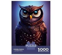 Rompecabezas para Adolescentes Rompecabezas De 1000 Piezas The Owl Fantasy Rompecabezas para Adultos Juego Práctico Corte De Precisión Reducción del Estrés Regalos 38x26cm/1000pcs