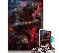 Rompecabezas para Adolescentes Rompecabezas de Caballero mágico para Adultos 1000 Piezas Juguetes educativos Juegos para aliviar el estrés y fomentar el Amor en Pareja (50x75cm)