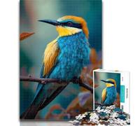 Rompecabezas para Adolescentes, Rompecabezas de martín Pescador, 1000 Piezas para Adultos y Adolescentes, Juego Familiar para aliviar el estrés, desafío difícil, Regalo de Amigo Secreto, 26x38cm