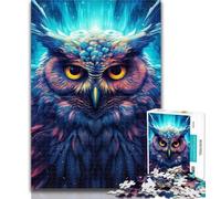 Rompecabezas para Adolescentes Sueño de Búho, 1000 Piezas, para Adultos y Adolescentes, Juego Educativo para cumpleaños y Navidad a Partir de 14 años, 50x75cm