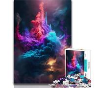 Rompecabezas para Adolescentes Sueños Coloridos para Adultos 1000 Piezas difícil de superar cumpleaños para Adultos Juego Familiar y pasatiempo 26x38cm