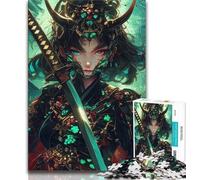 Rompecabezas para Adolescentes: una guerrera Ninja Japonesa Toda la Familia Apto para niños de 14 años (tamaño 38x26cm)