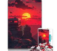 Rompecabezas para Adolescentes Una Vista Desde el Infierno, 1000 Piezas, para Adolescentes y Adultos, Arte de Pared Moderno, decoración del hogar, 26x38cm