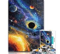 Rompecabezas para Adolescentes Vía Láctea Universo Galaxia 1000 Piezas Juego desafiante para Jugar en Familia Regalo de cumpleaños Arte de Pared 38x26cm