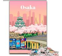 Rompecabezas para Adolescentes Viaje a Osaka para niños de 14 años o más Juega con Juguetes Toda la Familia (50x75cm) 1000 Piezas