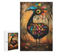 Rompecabezas para adolescentes vibrantes Bosque Dodo Puzzle adulto - Decoración de pared - Corte de precisión para jugadores 1000 unids