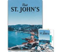 Rompecabezas para Adolescentes Visita St Johns Rompecabezas para Adultos 1000 Piezas, Juguetes educativos, Juegos antiestrés, Grandes Regalos y Juguetes 75x50cm