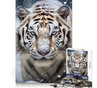 Rompecabezas para Adolescentes White Tiger Photography, 1000 Piezas, para estimular la Memoria, Relajarse y Disfrutar del Tiempo Libre Corte Exacto Regalo de cumpleaños (50x75cm)