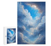 Rompecabezas para Adolescentes1000 PCS Azure Awakening Rompecabezas para Adultos Juegos Divertidos Desafío Difícil Oferta como Regalos para Toda La Familia 1000 PCS